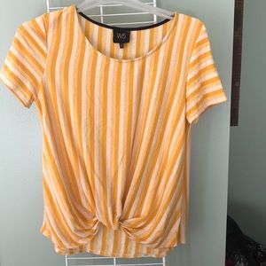 Striped short sleeve shirt